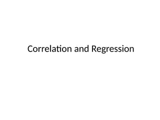 Comprehensive Guide to Correlation and Regression Analysis in ...