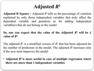 Explained Variance R2 Correlation and Regression_pre-work.pptx