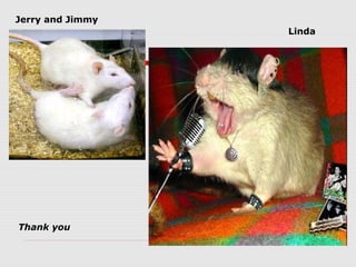 Jerry and Jimmy
                  Linda




Thank you
 