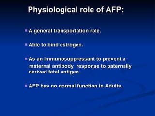 Correlation Of Alpha Fetoprotein & Lf Ts In Liver | PPT