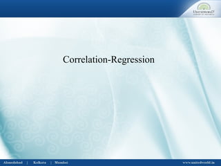 Correlation-Regression
 