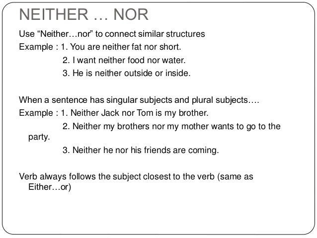 Neither nor перевод. Конструкция neither nor. Предложения с neither. Neither nor either or правило. Neither nor упражнения.