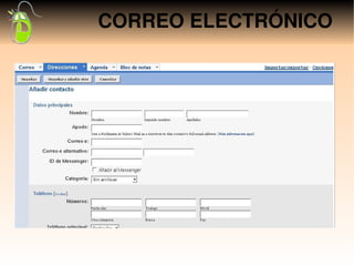 CORREO ELECTRÓNICO
 