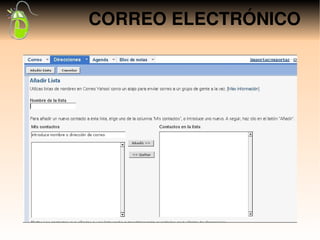 CORREO ELECTRÓNICO
 