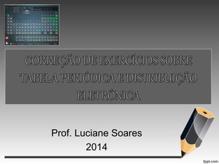 Prof. Luciane Soares
2014
 