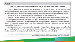 Paulo Henrique
Formador do eixo de LP - 8º e 9º anos
 