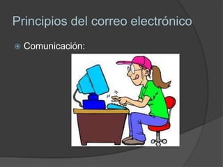 Principios del correo electrónico
   Comunicación:
 