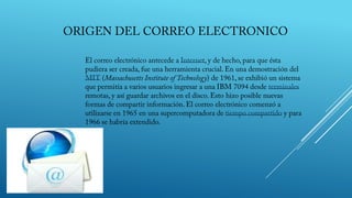 Correo electronico