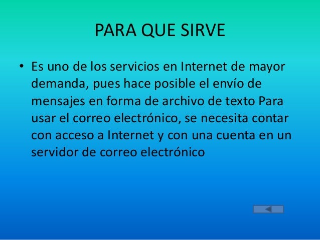 Correo electronico