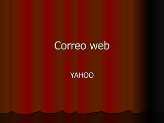 Correo web YAHOO 