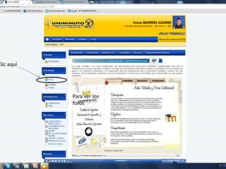 Clic aquí




            Para ver los
            foros
 