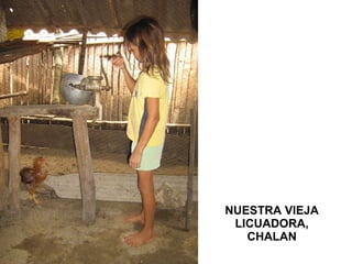 NUESTRA VIEJA LICUADORA, CHALAN 