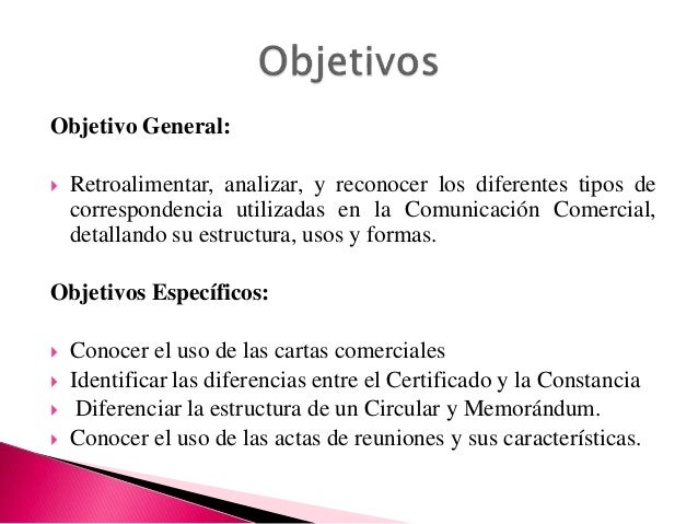 Correspondencia comercial