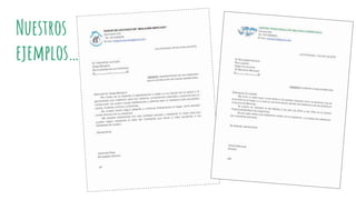 Nuestros
ejemplos…
 