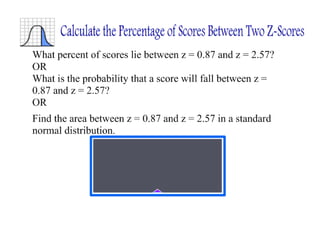 Corresponding z score