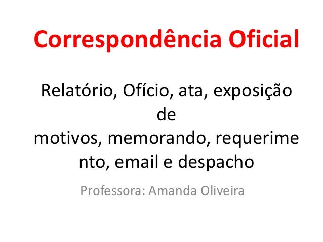 Redacao Oficial Teoria