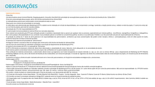 OBSERVAÇÕES
OBSERVAÇÕES GERAIS
•Preço fixo.
•Os patrocinadores atuais (Unimed Ribeirão, Shopping Iguatemi, Cenourão, Directfácil) têm prioridade de renovação deste projeto até as 16h (horário de Brasília) do dia 22/dez/2017.
•Prazo de comercialização desse projeto: até às 16h (horário de Brasília) do dia 23/mar/2018.
•A realização desse evento está condicionada à comercialização de todas as cotas.
•Reservamo-nos o direito de exclusividade na veiculação.
•A mídia básica será administrada pelo Marketing da EPTV e poderá ocorrer alteração em virtude da disponibilidade, sem comprometer a entrega, mantendo a relação previsto versus exibido no total do projeto. O acerto de contas dar-
se-á no final do projeto, pelo total de inserções exibidas.
•A produção dos VTs é de responsabilidade da EPTV.
•O patrocinador terá exclusividade do material (filme) nos mercados adquiridos.
•Esse material será produzido pela EPTV para utilização privada e é proibida a reprodução total ou parcial, por qualquer meio ou processo, especialmente por sistemas gráficos, microfílmicos, reprográficos, fonográficos e videográficos,
bem como qualquer alteração/edição em seu conteúdo. Essas proibições aplicam-se também às características gráficas da obra e à sua editoração. Proibido o uso não autorizado sob pena de responsabilização dos infratores.
•A produção da vinheta de 5” (texto de até 8 palavras) é de responsabilidade dos patrocinadores. Lembramos que essas caracterizações não podem conter menção a ofertas e promoções/preços, tanto em vídeo quanto em áudio,
conforme manual de Formatos Comerciais da Globo.
•A assinatura do material será precedida de “oferecimento”.
•Entrega do material: a assinatura deve ser entregue pelo cliente até às 16h (horário de Brasília) do 18/maio/2018;
•Uso da marca do evento deve ser submetido à avaliação e autorização do Departamento de Marketing da EPTV;
•O evento é uma iniciativa da EPTV, e a realização da OA Eventos.
•A EPTV e OA Eventos se reservam o direito de alterar itens relacionados a propriedades de arena, data e/ou local, adequando-os às necessidades do evento.
•A OA Eventos poderá comercializar Cotas de Arena e/ou Apoio não conflitantes com os patrocinadores do projeto.
•Para confecção de materiais promocionais, o patrocinador deverá enviar sua logomarca com fundo transparente em arquivo extensão .ai, .eps, ou .cdr, com no mínimo 300 dpi, para o Departamento de Marketing da EPTV Ribeirão
(marketing.rib@eptv.com.br), até às 16h (horário de Brasília) do dia 27/abr/2018, com manual de aplicação. A inclusão da logomarca do cliente fica condicionada à data da comercialização do projeto, em virtude do prazo de fechamento
para impressão;
•A emissora se reserva o direito de exibir chamadas adicionais sem a marca dos patrocinadores, em função de necessidades estratégicas e/ou promocionais;
•Valores pagos à EPTV:
•Mídia TV e Cross Mídia: 15 d.f.m.
•Produção VT e Produção de Internet: dia 06/abr/18.
•Valores pagos à OA Eventos: Produção do Evento/Material Promocional/Propriedade de Arena: dia 06/abr/18.
•Sobre os custos de Produção de VT, Produção de Internet, Material Promocional/Propriedade de Arena/Produção do Evento não incidirão comissão de agência.
• Outras ações promocionais poderão ser realizadas mediante consulta e aprovação do Marketing da EPTV e da OA Eventos. Os custos dessas ações são por conta dos patrocinadores. Não será de responsabilidade da EPTV/OA Eventos
a colocação e retirada de banners extra promocionais, que não sejam do evento, conforme plano comercial acordado.
•Pós-venda: o cliente receberá um relatório/vídeo após o final da veiculação, a ser desenvolvido pelo MKT da emissora.
• (1) Fonte das informações: Kantar Ibope Media – TG Index Ribeirão Preto Maio/2016 - Projetos - Corrida Integração - Base: Canais de TV Aberta: Canais de TV Aberta: Globo:Assistiu nos últimos 30 dias (Total).
• (2) Previsão com base na simulação realizada em 03/ago/2017, podendo variar em função do período de exibição do plano.
• (3) Programação Local: O programa Bom dia Cidade (BPLO) é exibido (seg. a sex) às 7h10; Jornal da EPTV 1º ed. e 2ª ed. (PTV1 e PTV2) são exibidos de seg. a sab, às 12h e19h15 respectivamente ; Mais Caminhos (MAIS) é exibido aos
sábados às 8h.
• Fonte de dados: Kantar Ibope Media - Media Workstation – Ribeirão Preto – maio/2017.
•Consulte sempre seu Atendimento Comercial.
 