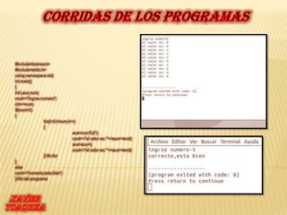 #include<iostream>
#include<stdio.h>
using namespace std;
int main()
{
int i,aux,num;
cout<<"ingrse numero";
cin>>num;
if(num>0)
{
                  for(i=0;i<num;i++)
                  {
                                  aux=num%2*i;
                                  cout<<"el valor es: "<<aux<<endl;
                                  aux=aux+i;
                                  cout<<"el valor es: "<<aux<<endl;
                  }//fin for
}
else
cout<<"correcto,esta bien";
}//fin del programa
 