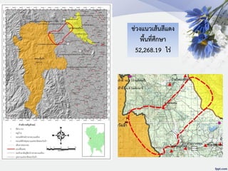 ช่วงแนวเส้นสีแดง
พื้นที่ศึกษา
52,268.19 ไร่
 