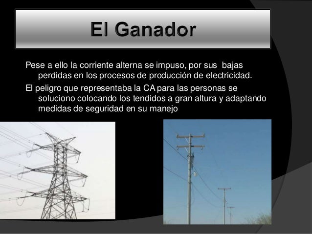 Corriente Alterna vs Corriente Continua
