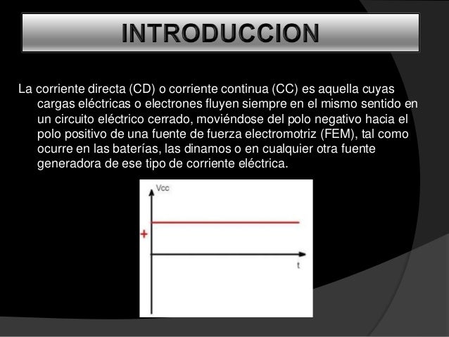 Corriente Alterna vs Corriente Continua