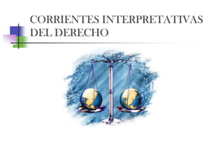 CORRIENTES INTERPRETATIVAS DEL DERECHO 
