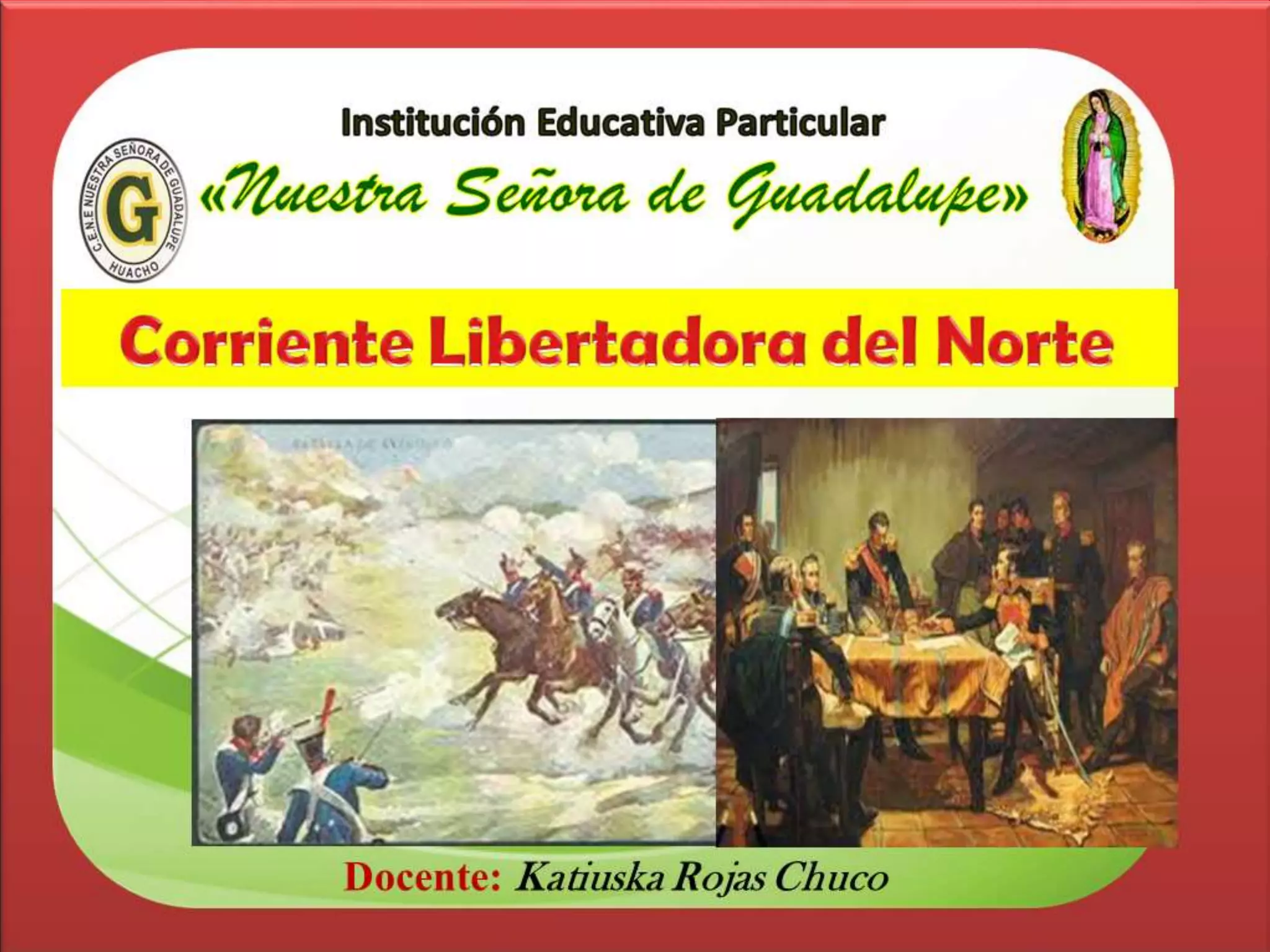 Docente: Katiuska Rojas Chuco