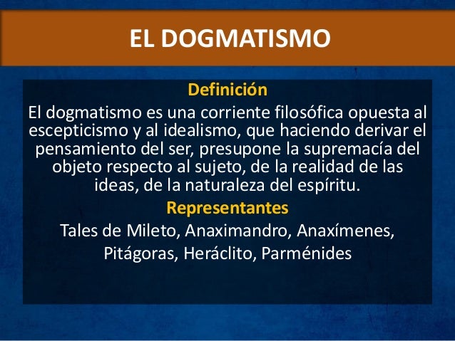 Corrientes Filosóficas