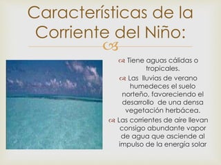 Corrientes Marinas y La Corriente del Niño | PPTX