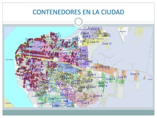 CONTENEDORES EN LA CIUDAD
 