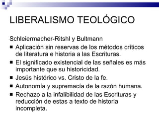 LIBERALISMO TEOLÓGICO ,[object Object],[object Object],[object Object],[object Object],[object Object],[object Object]