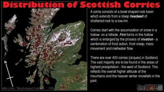 Corries cirques & cwms