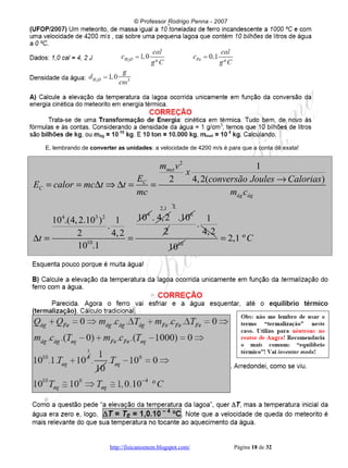 UFOP 2007 e 2008 corrigido e comentado, em Word - Conteúdo vinculado ao blog      http://fisicanoenem.blogspot.com/   