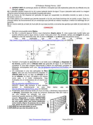 UFOP 2007 e 2008 corrigido e comentado, em Word - Conteúdo vinculado ao blog      http://fisicanoenem.blogspot.com/   