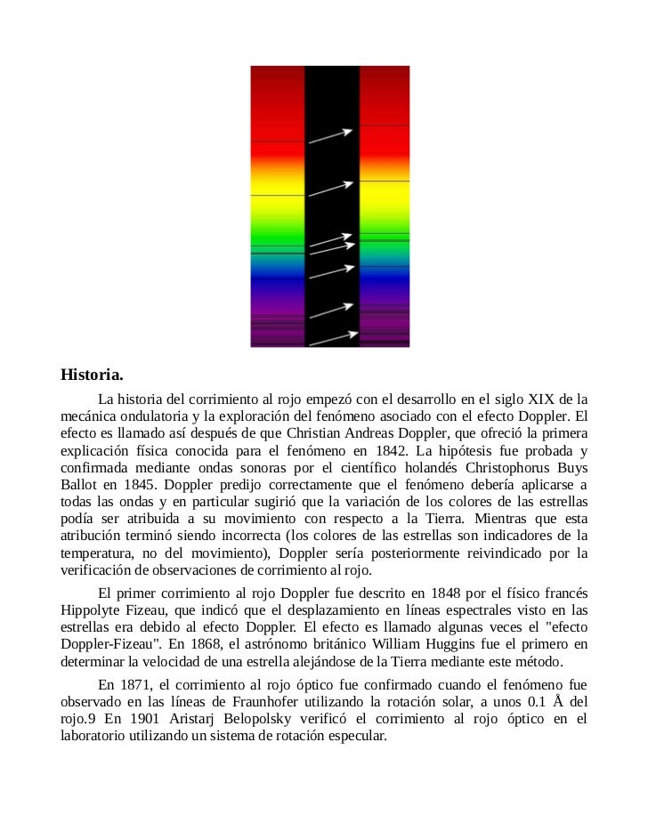 Corrimiento al rojo
