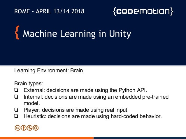 unity python machine learning