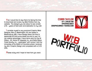 Corri Taylors Web Kit