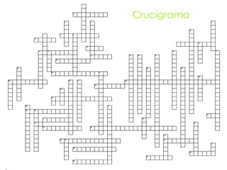 Crucigrama
 