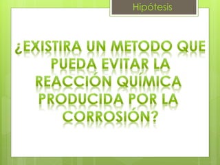 Hipótesis
 