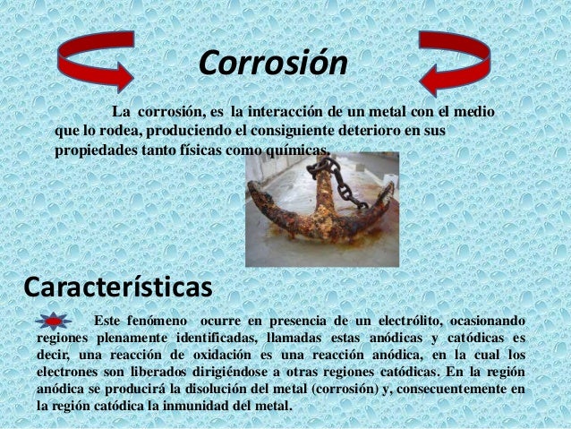 Propiedades Quimicas De La Materia Corrosividad