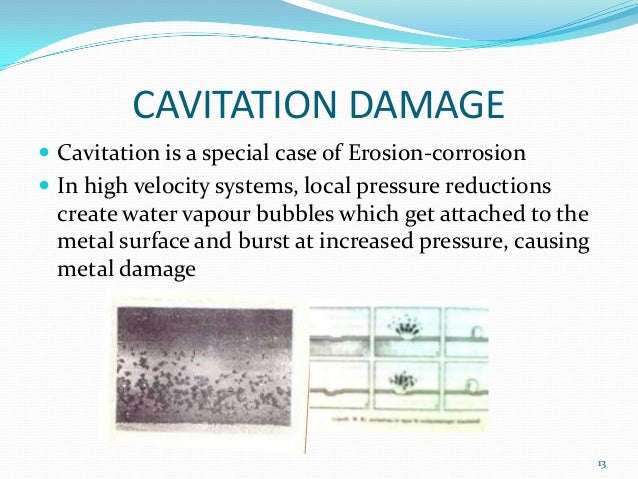 cavitation erosion