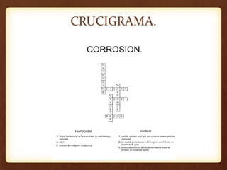 CRUCIGRAMA.
 