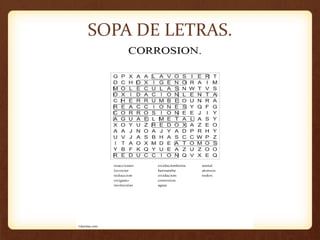 SOPA DE LETRAS.
 