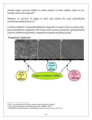 Corrosion and corrosion inhibition of copper alloys in acid medium | DOCX