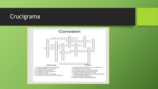 Crucigrama
 