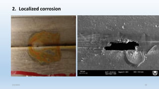 2. Localized corrosion
5/2/2023 29
 