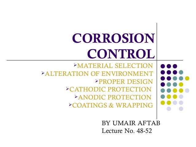Corrosion Control - 