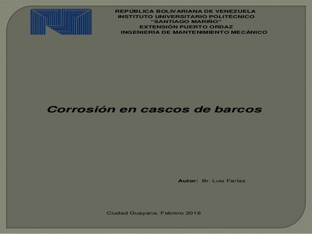 REPÚBLICA BOLIVARIANA DE VENEZUELA
INSTITUTO UNIVERSITARIO POLITÉCNICO
“SANTIAGO MARIÑO”
EXTENSIÓN PUERTO ORDAZ
INGENIERÍA...