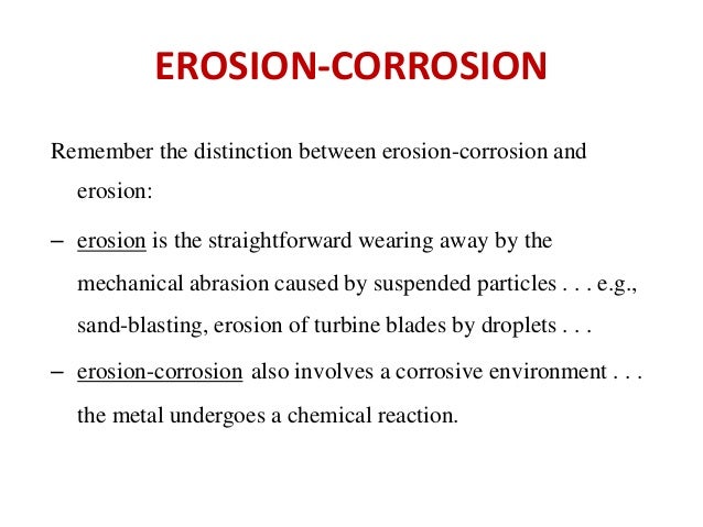 Corrosion Failures -