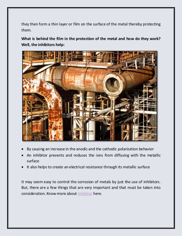 Corrosion inhibitors for the oil and gas industries